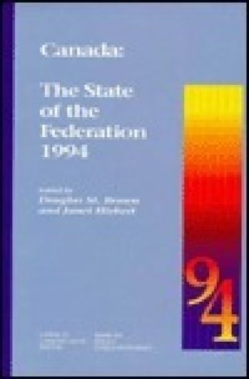 Canada: The State of the Federation 1994