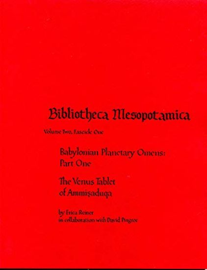 Babylonian Planetary Omens Part I