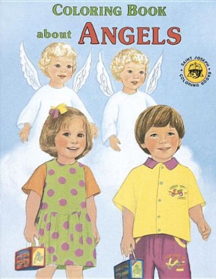 Angels Coloring Book