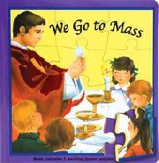 We Go to Mass (Puzzle Book): St. Joseph Puzzle Book: Book Contains 5 Exciting Jigsaw Puzzles