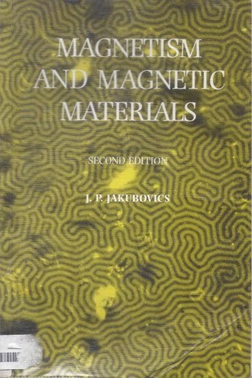 Magnetism and Magnetic Materials