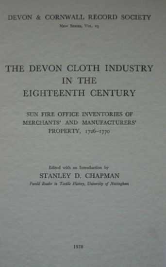 The Devon Cloth Industry in the 18th Century