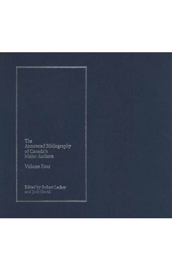 The Annotated Bibliography of Canada's Major Authors