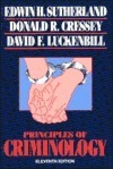 Principles of Criminology