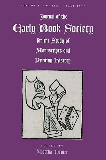 Journal of the Early Book Society