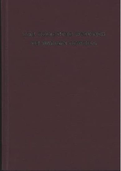 The Collected Writings of Warren Cowgill