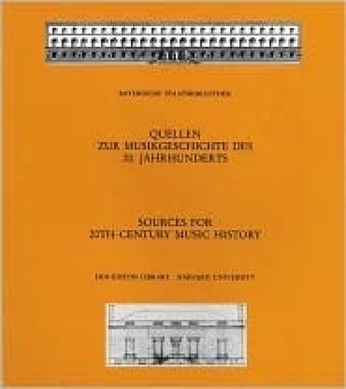 Sources for 20th-Century Music History