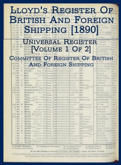 Lloyd's Register of British and Foreign Shipping [1890]