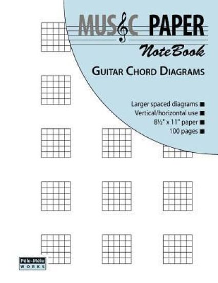 MUSIC PAPER NoteBook - Guitar Chord Diagrams