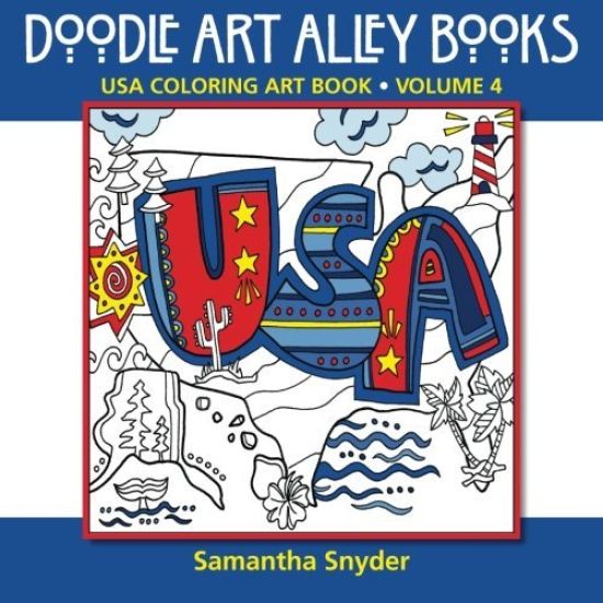 USA Coloring Art Book