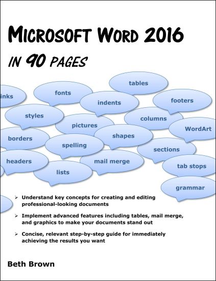 Microsoft Word 2016 in 90 Pages