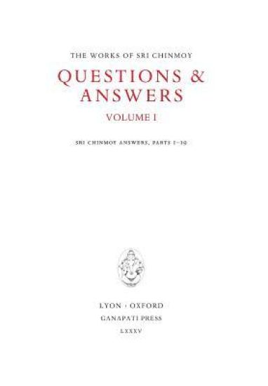 Sri Chinmoy Answers