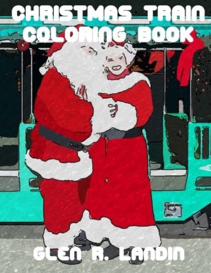 Christmas Train Coloring Book