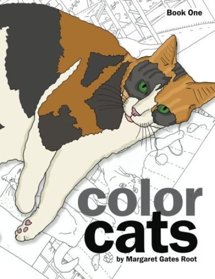 Color Cats Book One: Coloring Pages for Adults