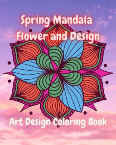 Spring Mandala Flowers and Design