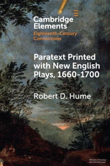 Paratext Printed with New English Plays, 1660–1700