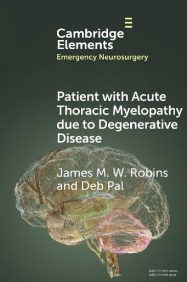 Patient with Acute Thoracic Myelopathy due to Degenerative Disease