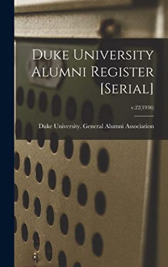 Duke University Alumni Register [serial]; v.22(1936)