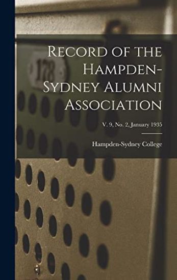 Record of the Hampden-Sydney Alumni Association; v. 9, no. 2, January 1935