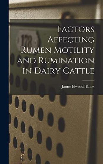 Factors Affecting Rumen Motility and Rumination in Dairy Cattle