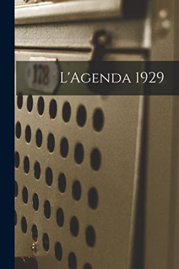 L'Agenda 1929