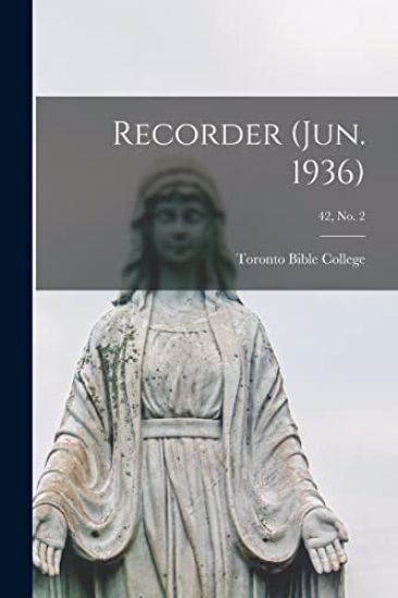 Recorder (Jun. 1936); 42, no. 2