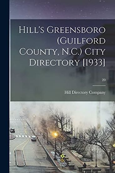 Hill's Greensboro (Guilford County, N.C.) City Directory [1933]; 20