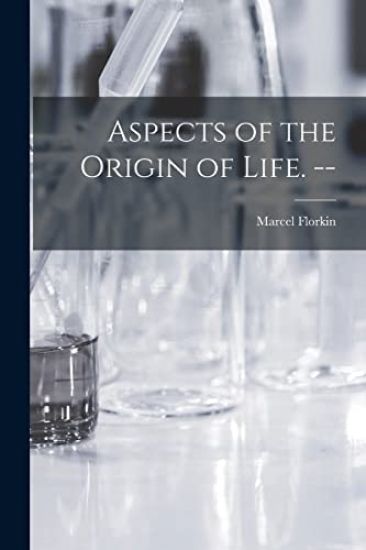 Aspects of the Origin of Life. --