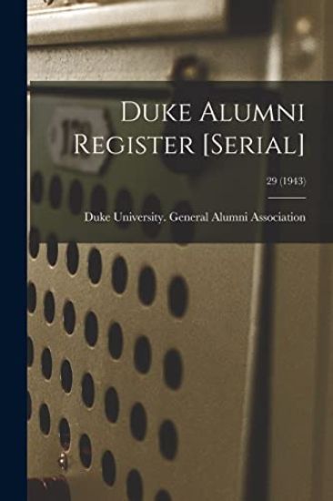 Duke Alumni Register [serial]; 29 (1943)
