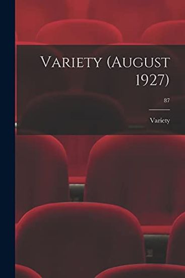 Variety (August 1927); 87