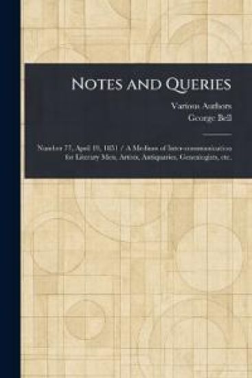 Notes and Queries