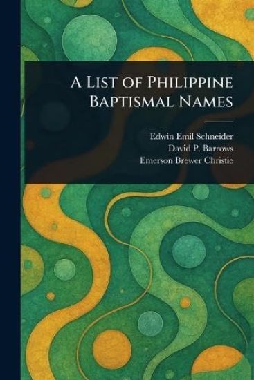 A List of Philippine Baptismal Names
