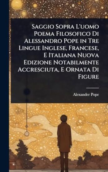 Saggio Sopra L'uomo Poema Filosofico Di Alessandro Pope in Tre Lingue Inglese, Francese, E Italiana Nuova Edizione Notabilmente Accresciuta, E Ornata Di Figure