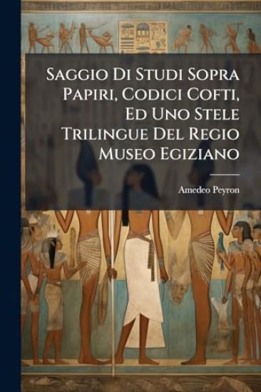 Saggio Di Studi Sopra Papiri, Codici Cofti, Ed Uno Stele Trilingue Del Regio Museo Egiziano