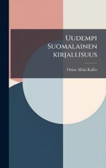 Kansikuva: Uudempi Suomalainen kirjallisuus