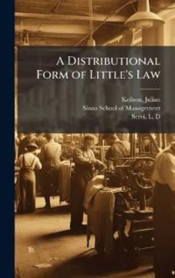 A Distributional Form of Little's Law