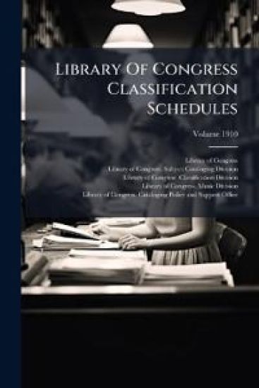 Library Of Congress Classification Schedules