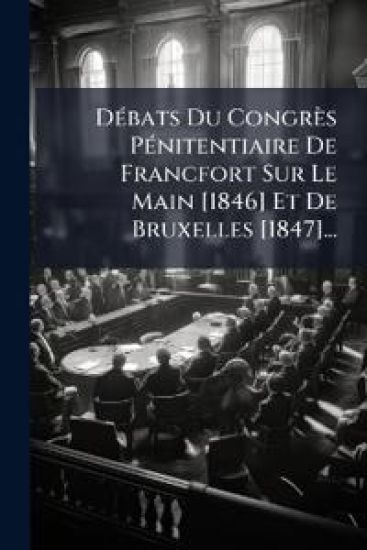 DÃ(c)bats Du Congrès PÃ(c)nitentiaire De Francfort Sur Le Main [1846] Et De Bruxelles [1847]...