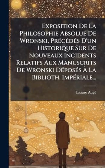 Exposition De La Philosophie Absolue De Wronski, PrÃ(c)cÃ(c)dÃ(c)s D'un Historique Sur De Nouveaux Incidents Relatifs Aux Manuscrits De Wronski DÃ(c)posÃ(c)s Ã? La Biblioth. ImpÃ(c)riale...