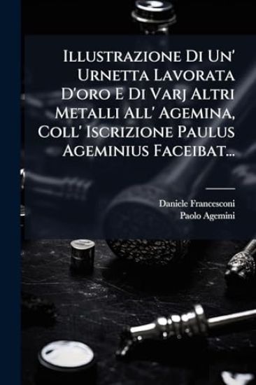 Illustrazione Di Un' Urnetta Lavorata D'oro E Di Varj Altri Metalli All' Agemina, Coll' Iscrizione Paulus Ageminius Faceibat...