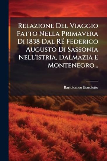 Relazione Del Viaggio Fatto Nella Primavera Di 1838 Dal RÃ(c) Federico Augusto Di Sassonia Nell'istria, Dalmazia E Montenegro...