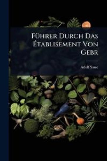 FÃ1/4hrer Durch Das Ã?tablisement Von Gebr