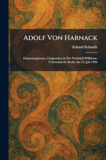 Adolf Von Harnack