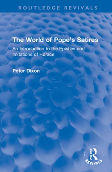 The World of Pope's Satires