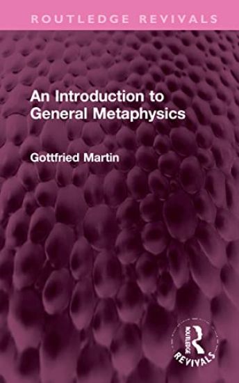 An Introduction to General Metaphysics