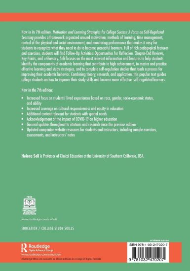 Motivation and Learning Strategies for College Success