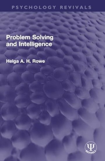 Problem Solving and Intelligence
