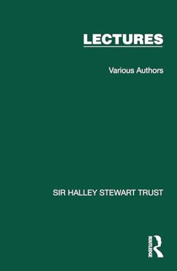 Sir Halley Stewart Trust: Lectures