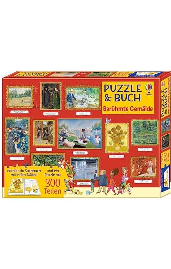 Puzzle & Buch: Berühmte Gemälde