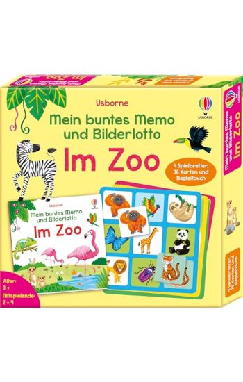 Mein buntes Memo und Bilderlotto: Im Zoo